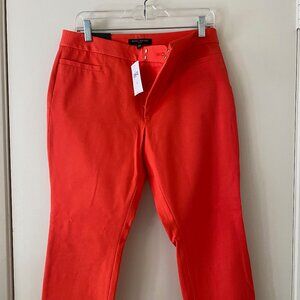 NWT Banana Republic Curvy Sloan Skinny-Fit Washable Pant - CORAL BEACH - Size 8S